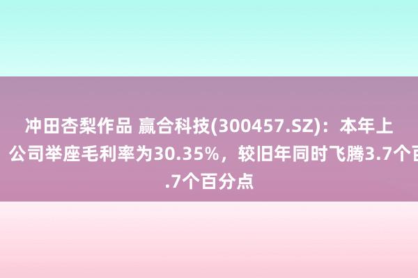 冲田杏梨作品 赢合科技(300457.SZ)：本年上半年，公司举座毛利率为30.35%，较旧年同时飞腾3.7个百分点