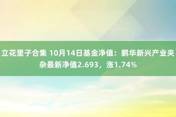 立花里子合集 10月14日基金净值：鹏华新兴产业夹杂最新净值2.693，涨1.74%