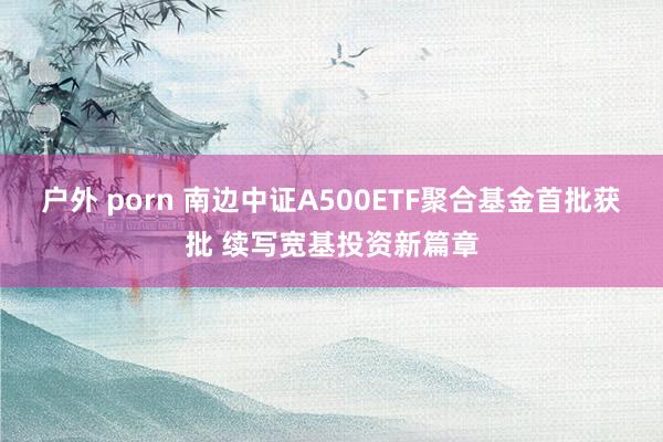 户外 porn 南边中证A500ETF聚合基金首批获批 续写宽基投资新篇章