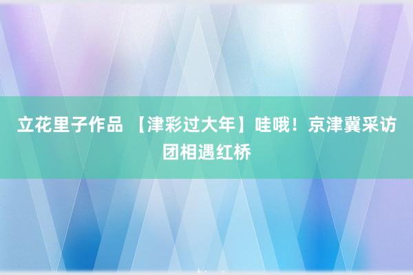 立花里子作品 【津彩过大年】哇哦！京津冀采访团相遇红桥