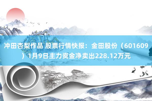 冲田杏梨作品 股票行情快报：金田股份（601609）1月9日主力资金净卖出228.12万元