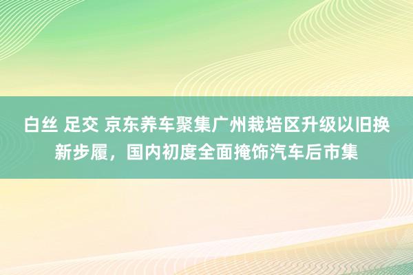 白丝 足交 京东养车聚集广州栽培区升级以旧换新步履，国内初度全面掩饰汽车后市集